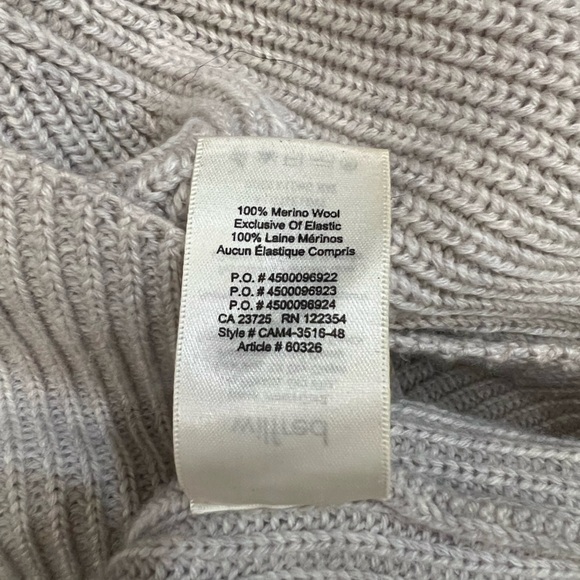 Wilfred Grey Sardou Sweater 100% Merino wool - Picture 2 of 4